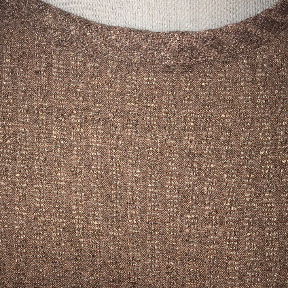 Light Brown Ribbed Dress - Picture 7 of 8